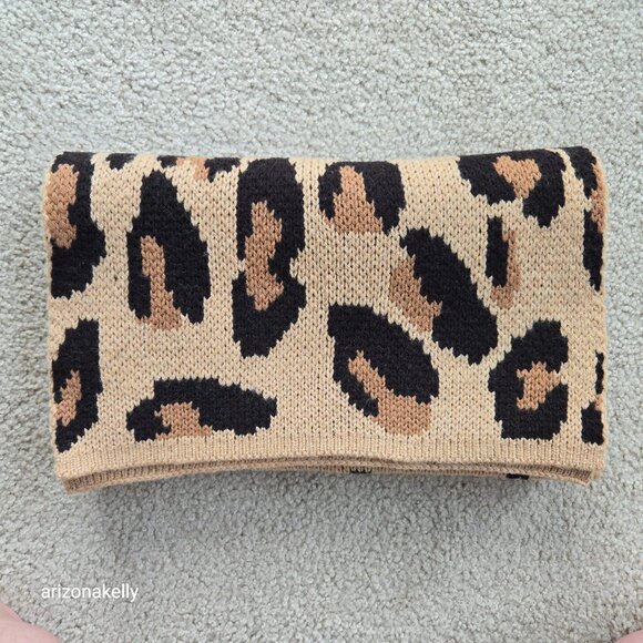NWT Demylee x J. Crew Wool Leopard Print Scarf - Picture 10 of 16